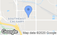Map of Calgary, AB