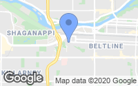 Map of Calgary, AB