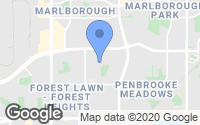 Map of Calgary, AB