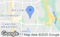 Map of Calgary, AB